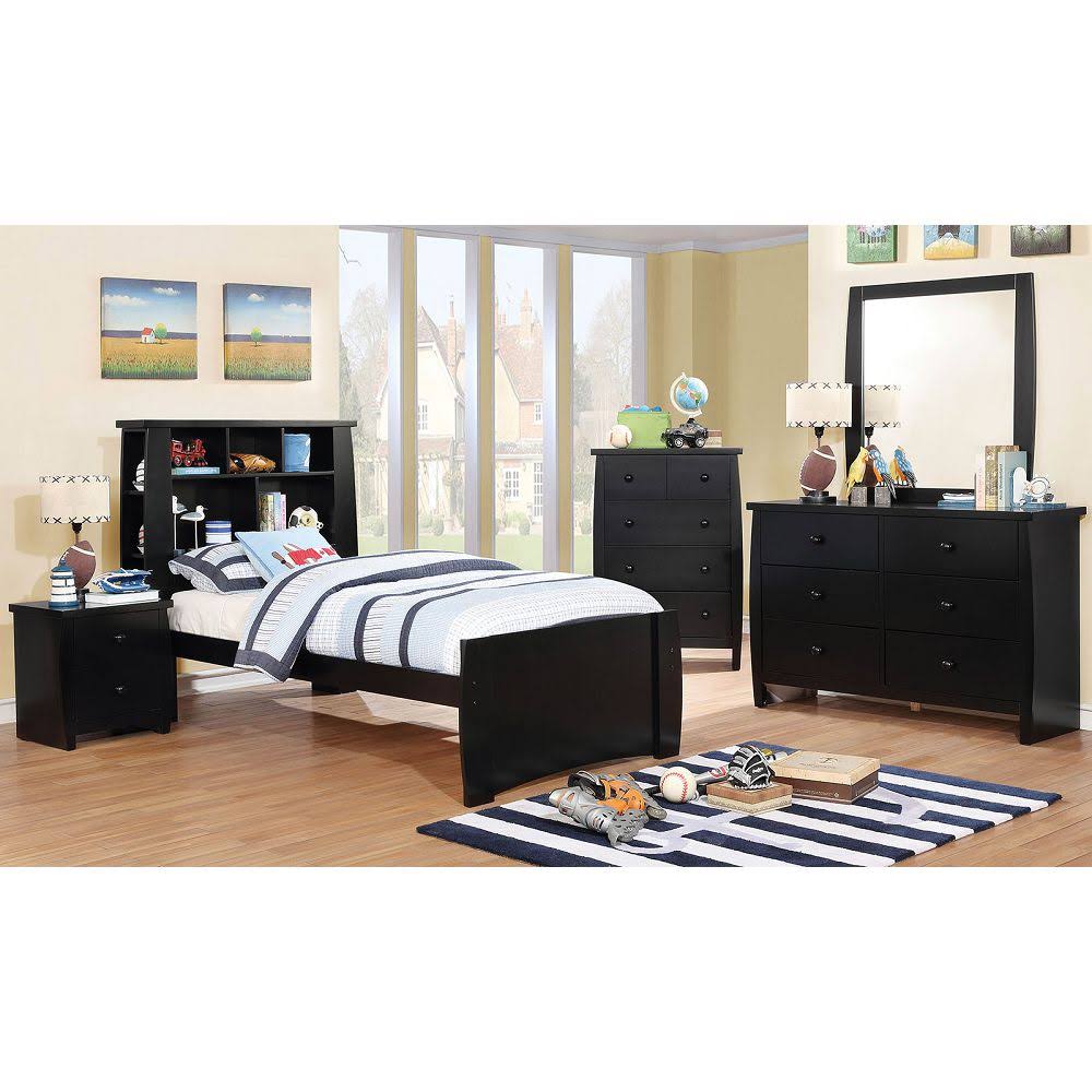 Black Nightstand H601
