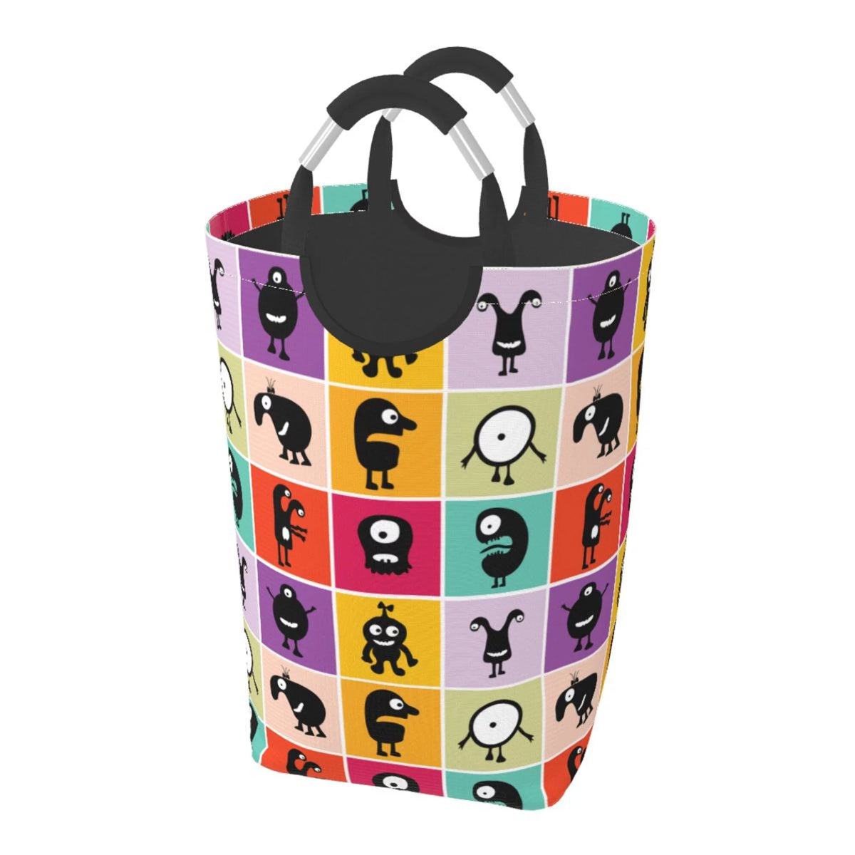 50L Rectangular Laundry Hamper with Aluminum Handles U5860