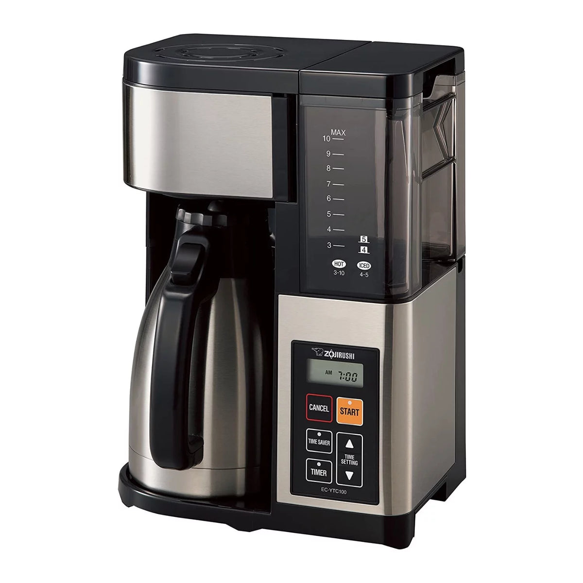 10-Cup Coffee Maker (Stainless Steel, Black) G741534