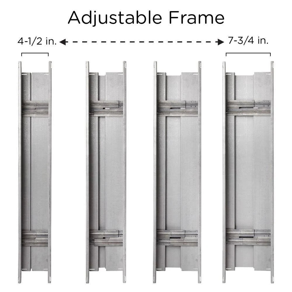 36 in. x 84 in. Fire-Rated Right-Hand Unfinished Steel Commercial Door Slab with Adjustable Frame E940