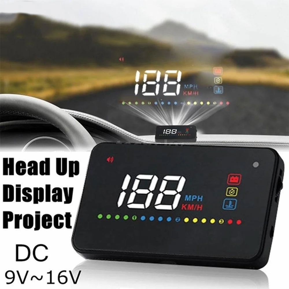 3.5Inch HUD OBD II Speedometer J71356