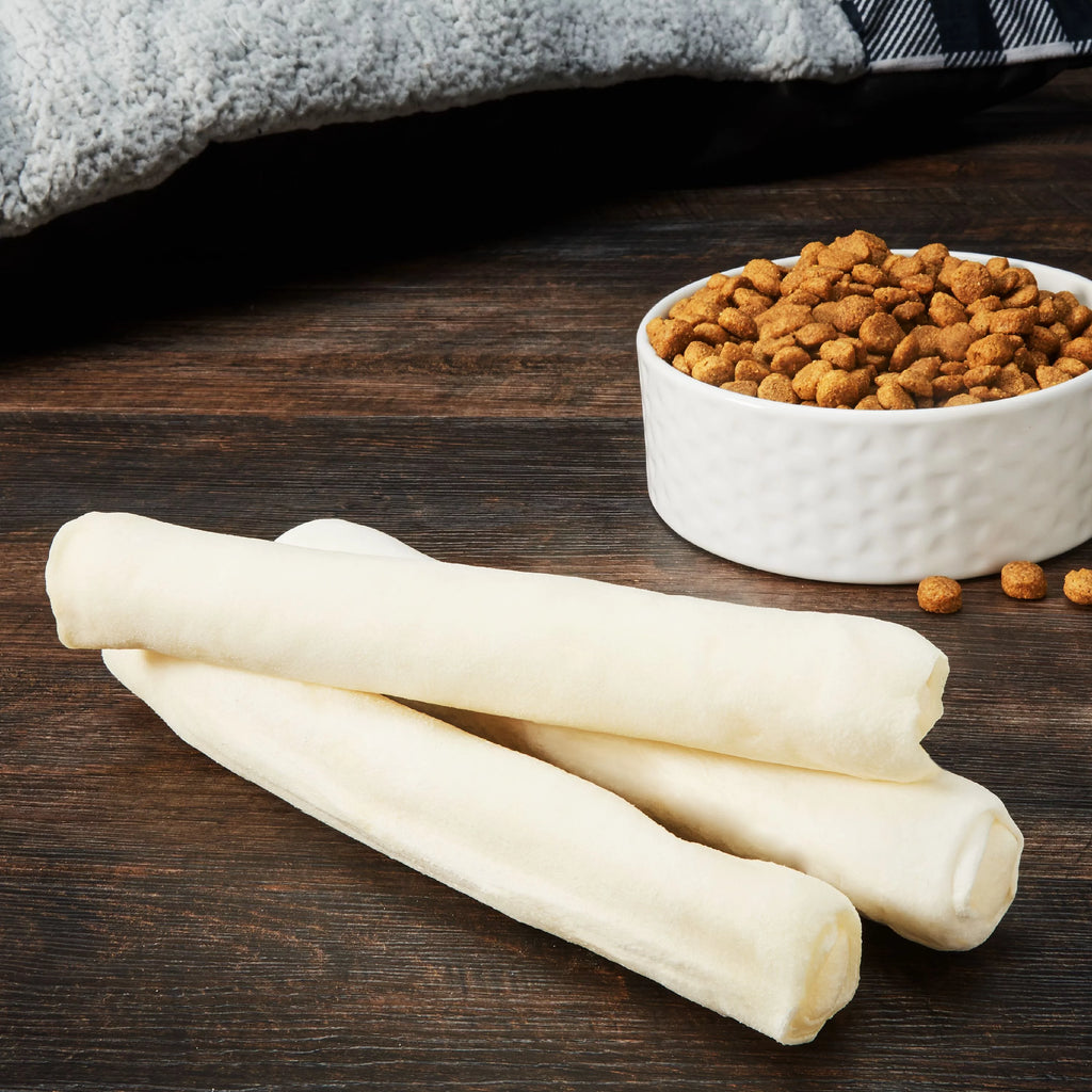 9" Beefhide Chews for Dogs, 10.8 oz, 4 Count H375