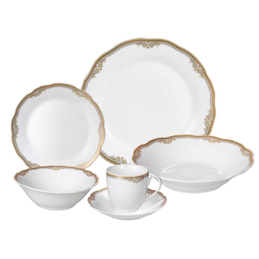24-piece Porcelain Dinnerware Set J762287
