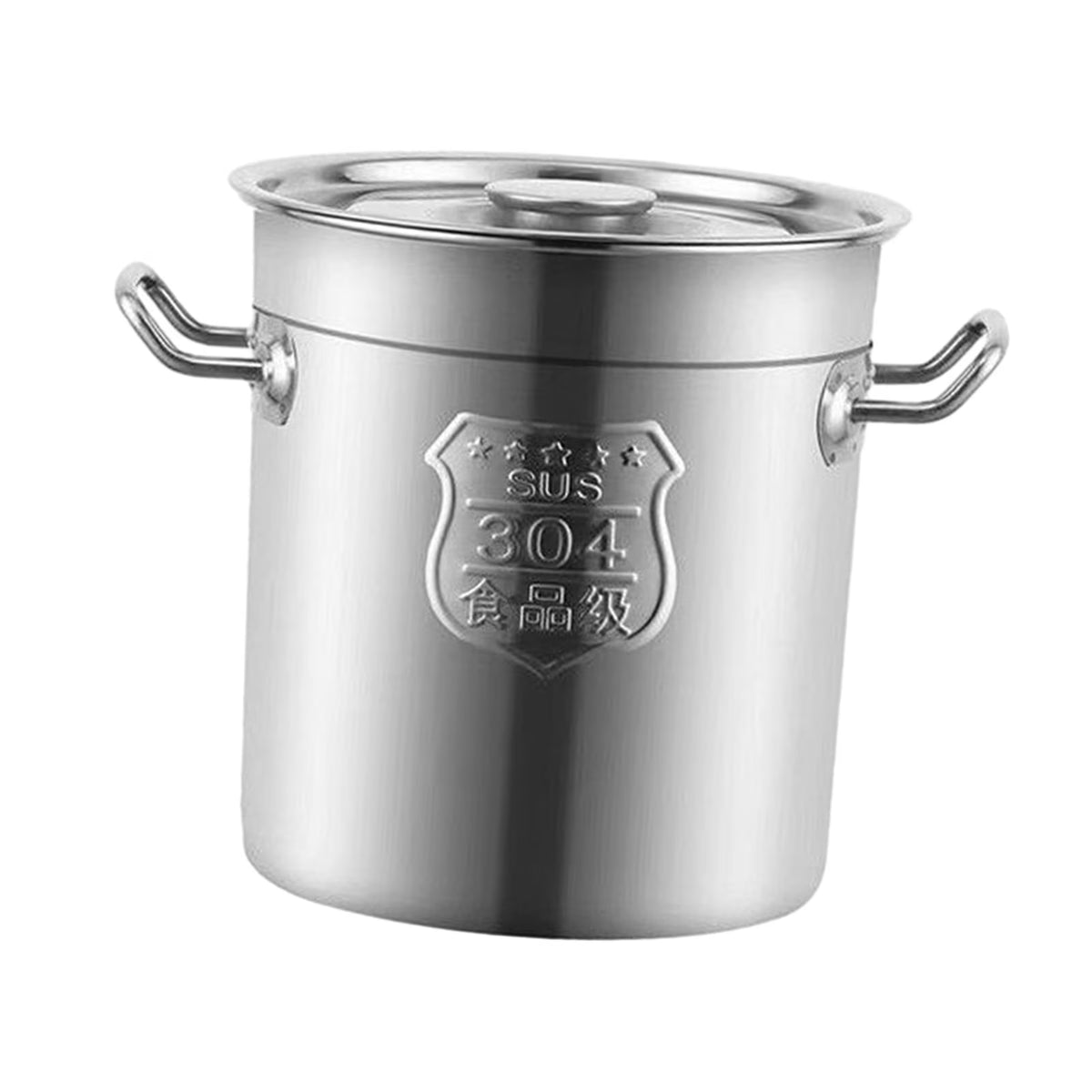 304 Stainless Steel Soup Pot with Lid 20cm F344