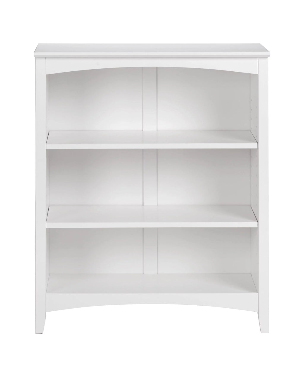 White Finish Shaker Style Bookcase H7968
