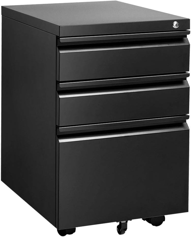 3 Drawer Metal File Cabinet with Lock Z61357