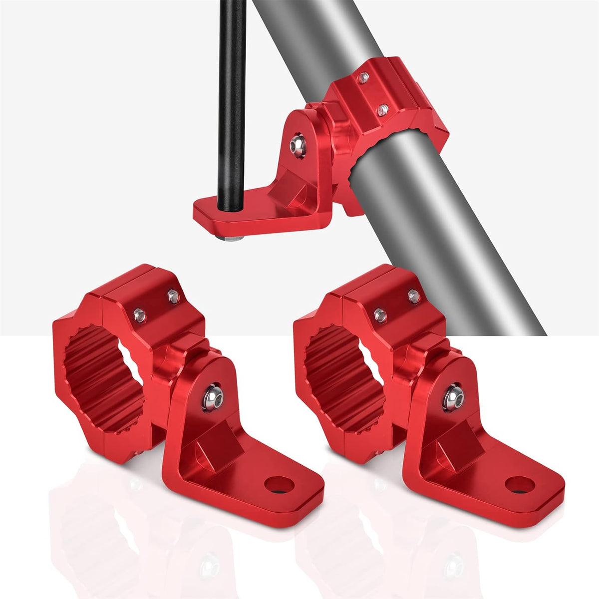 2 pcs Aluminium Alloy ATV Whip Mount D140311