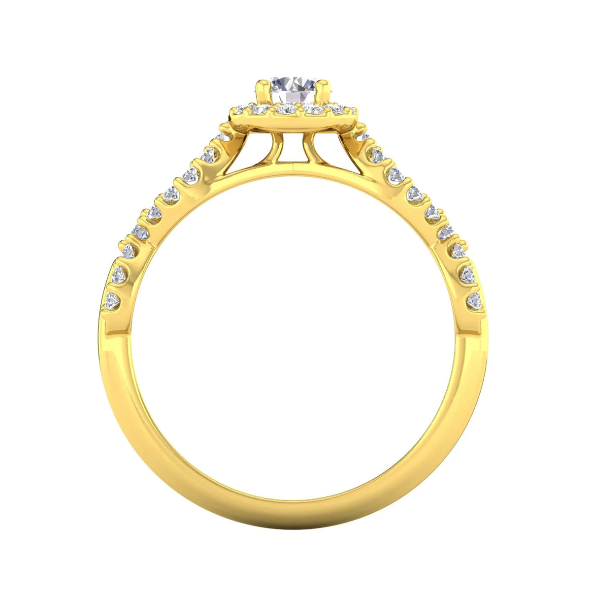 3/4 Carat TW Diamond Engagement Ring in 10k Yellow Gold N845621