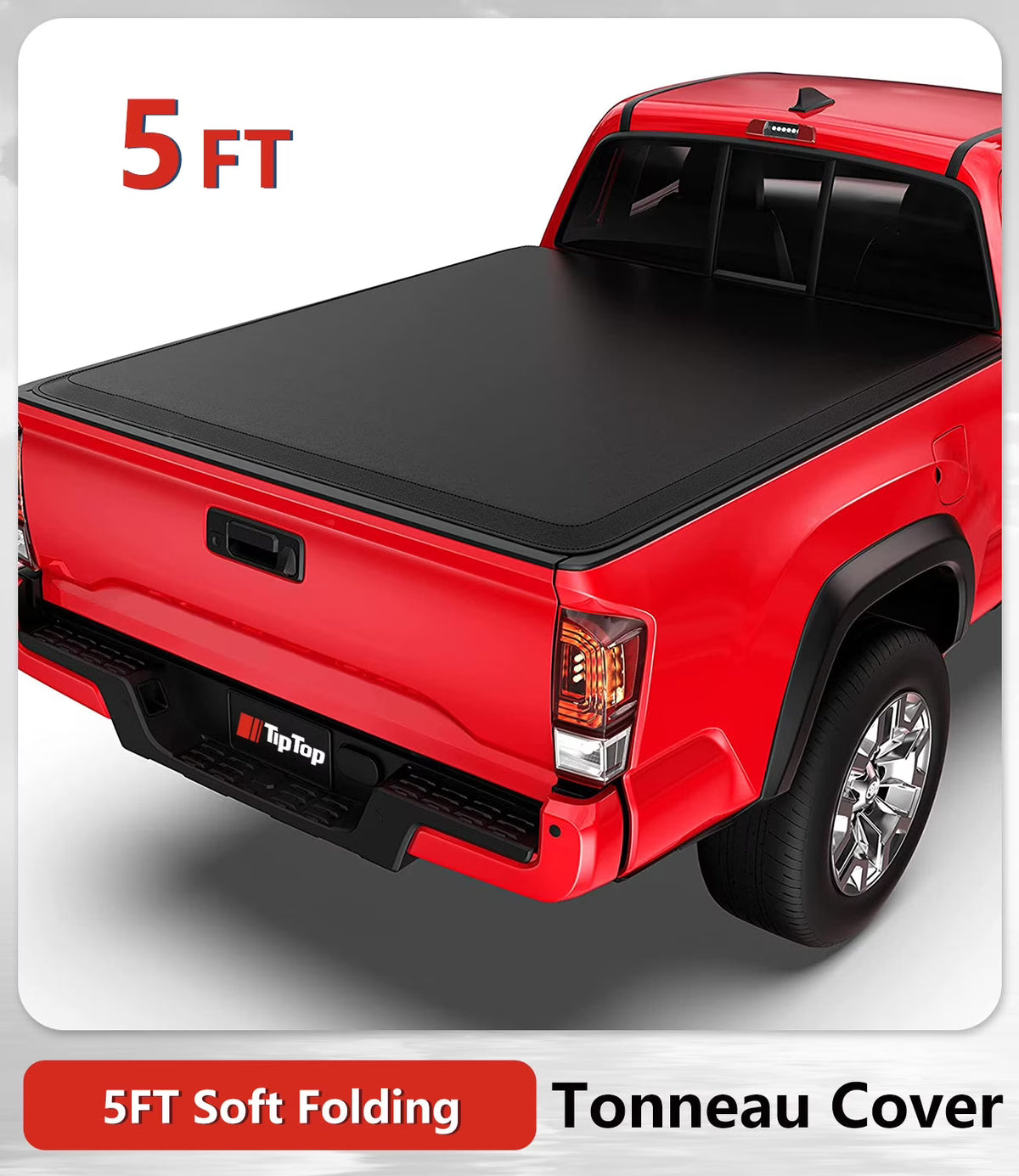 Soft Folding Tonneau Cover Truck Bed H2523