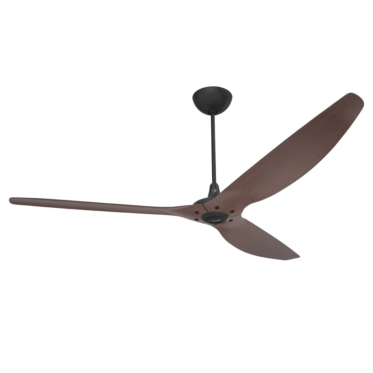 84 Ceiling Fan with Cocoa Bamboo Blades and Satin Nickel Finish I9872
