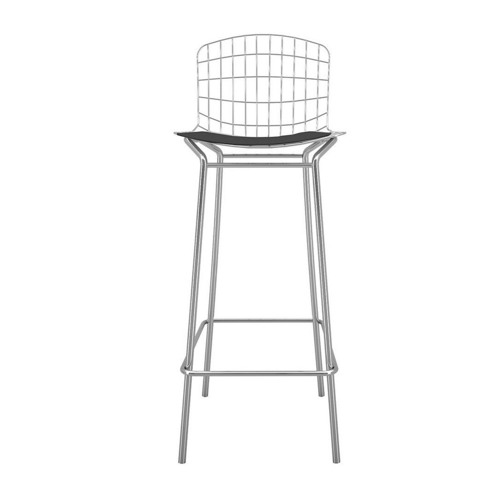 Silver and Black Barstool G253862