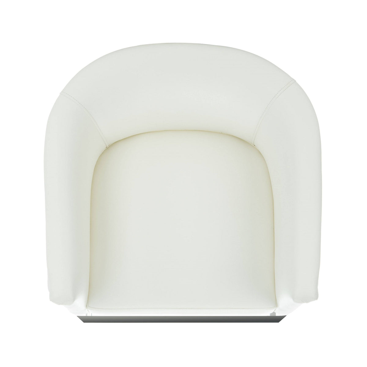 White Leather Bar Stool N5133