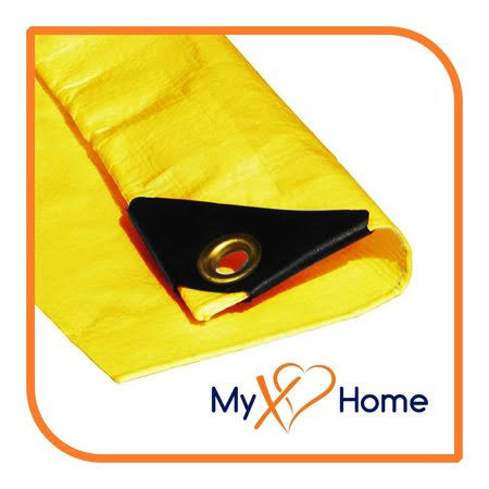 12 x 20 Yellow 12 Mil Heavy Duty Tarp M784597