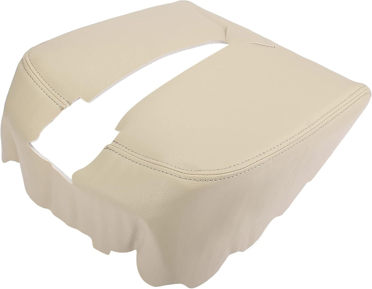 Beige Car Center Console Lid Armrest Cover Protector Pack of 2 C4826