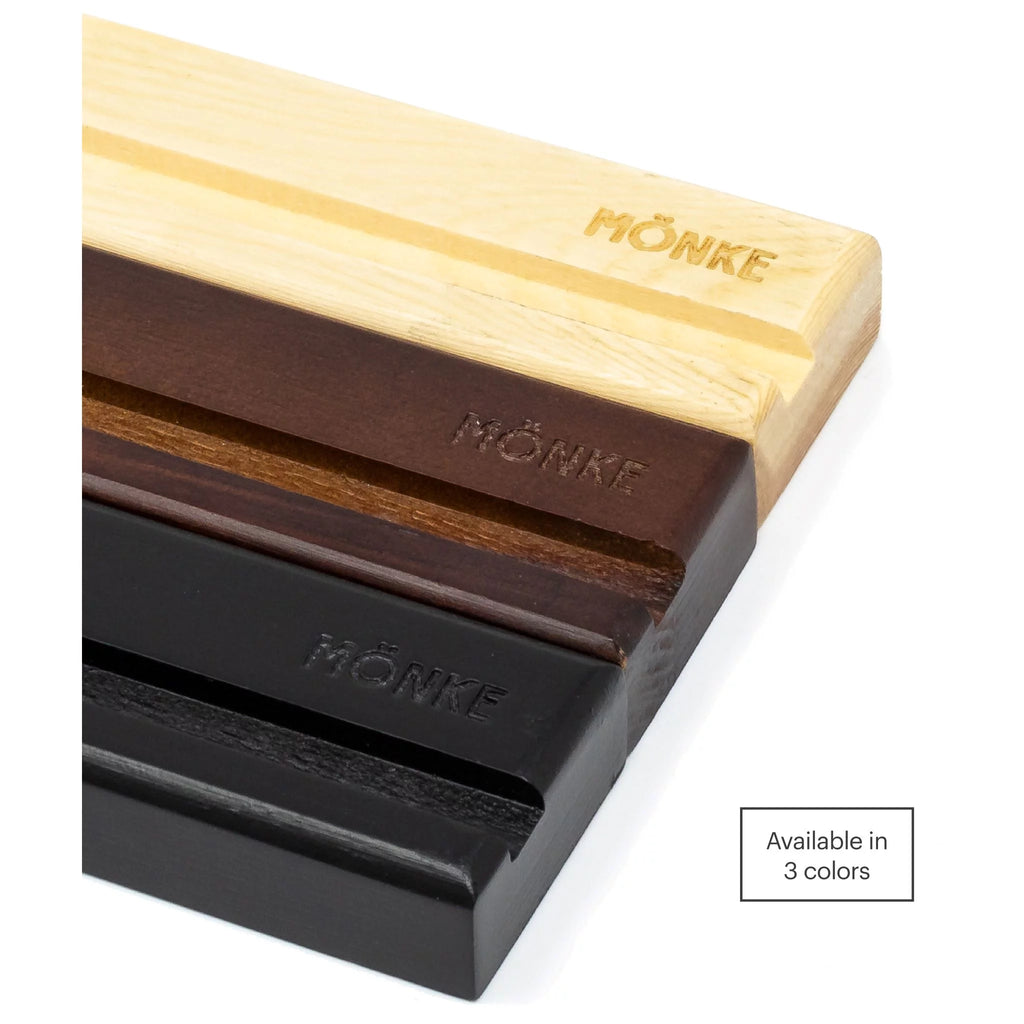 Vinyl Record Wall Mount 3 Display Ledges Solid Wood Black V5525