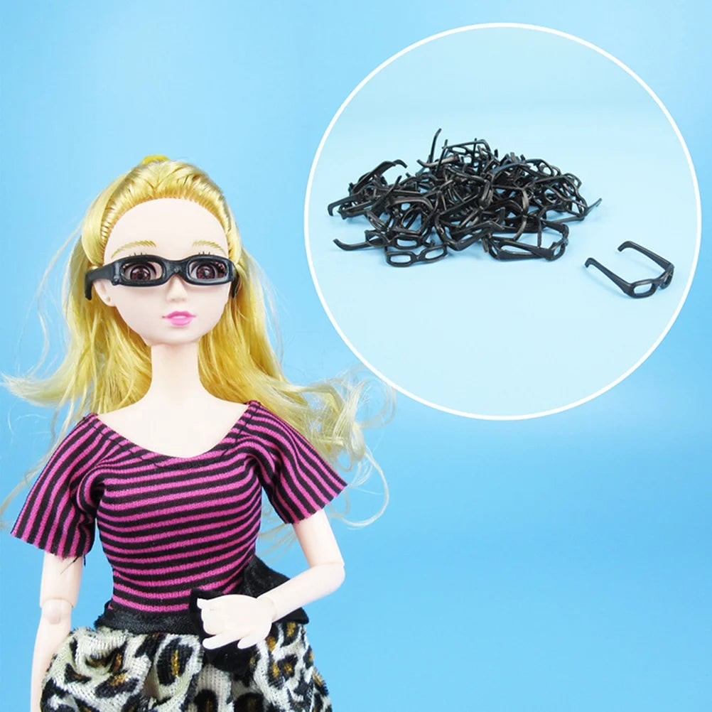 Black Frame Glasses Plastic 60 Pcs D491426