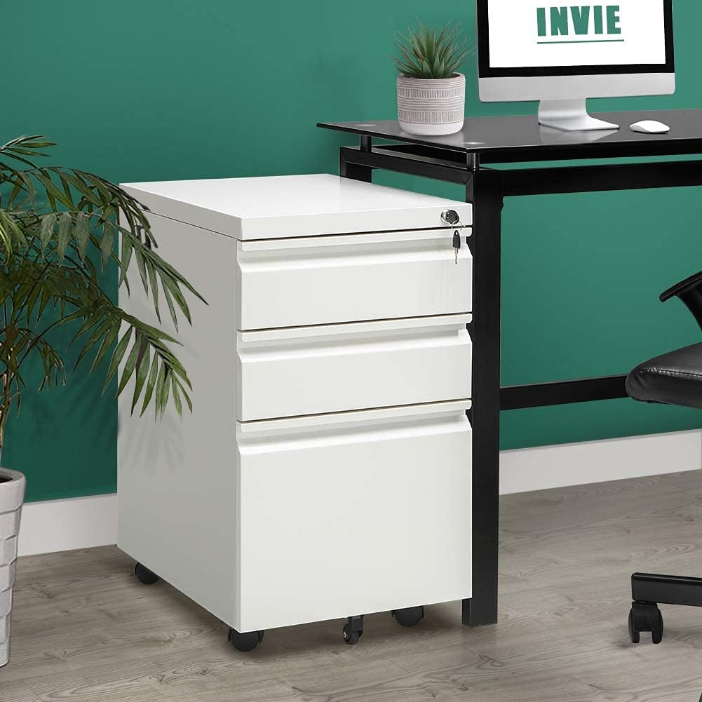 3 Drawer Metal File Cabinet with Lock Z61357