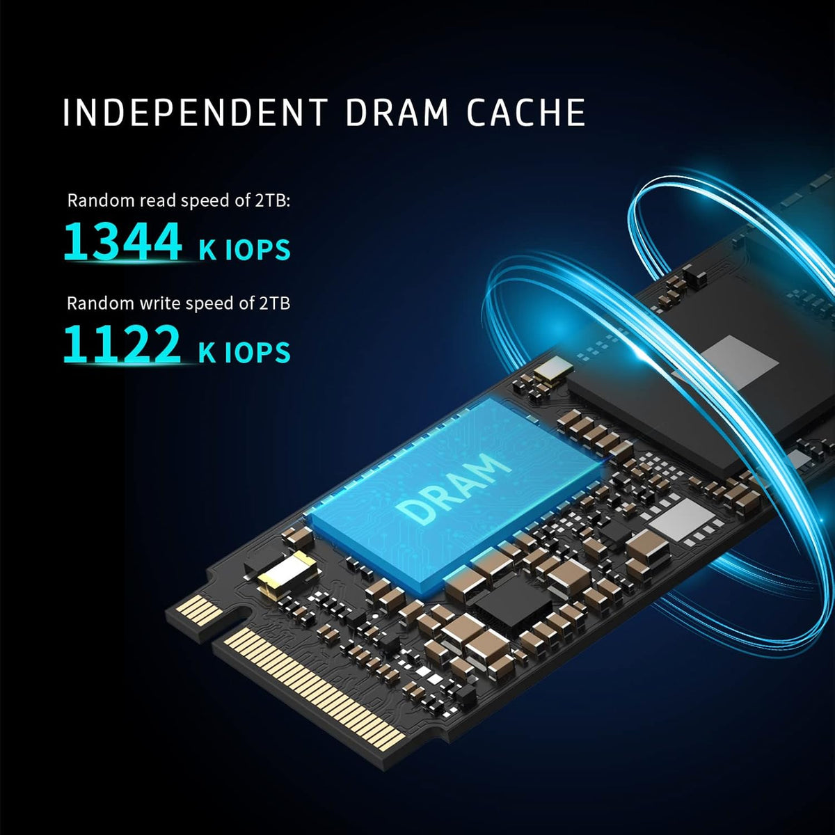 1TB NVMe GEN4 M.2 2280 3D TLC NAND Internal Solid State Drive I294