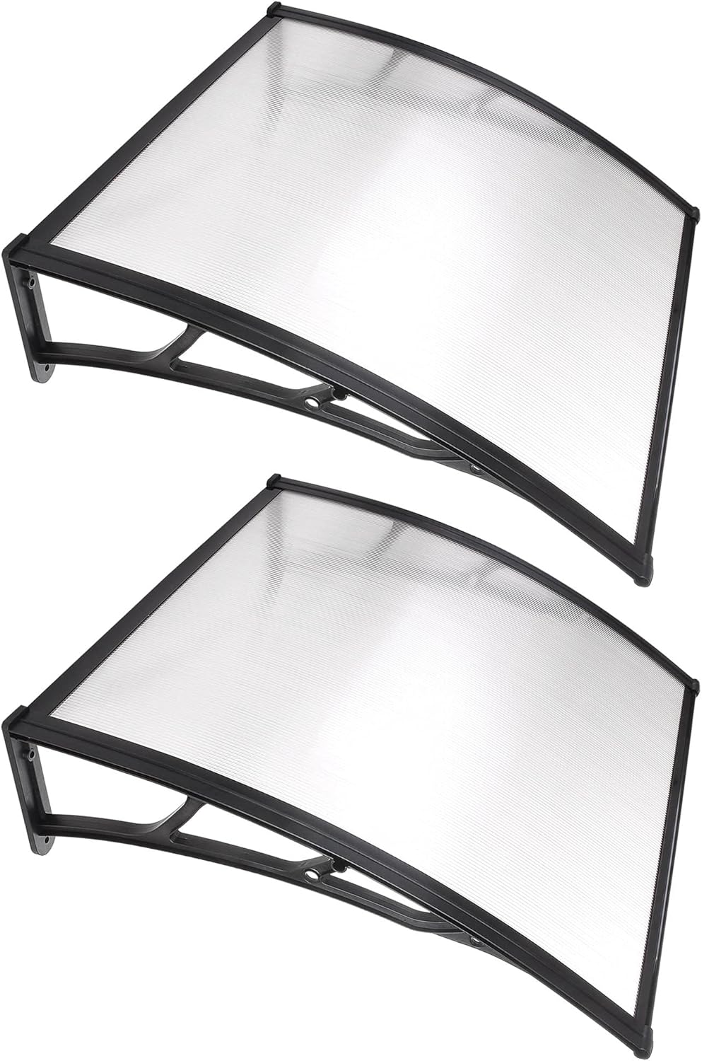 40x40 Clear Door Window Awning Patio Cover Polycarbonate Hollow Sheet D975
