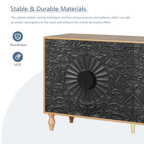 63" Sideboard Buffet with Storage Cabinet S6112