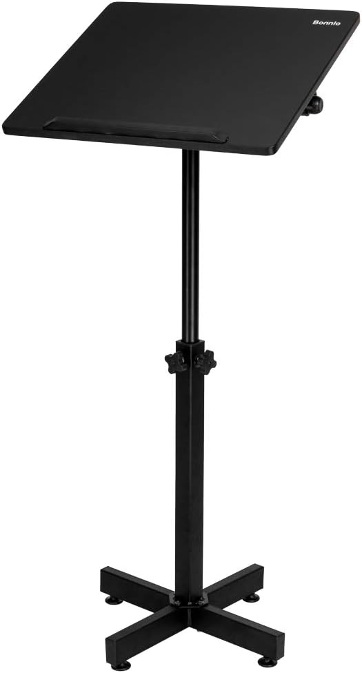 Black Pack of 2 Lectern Podium Stand N7842