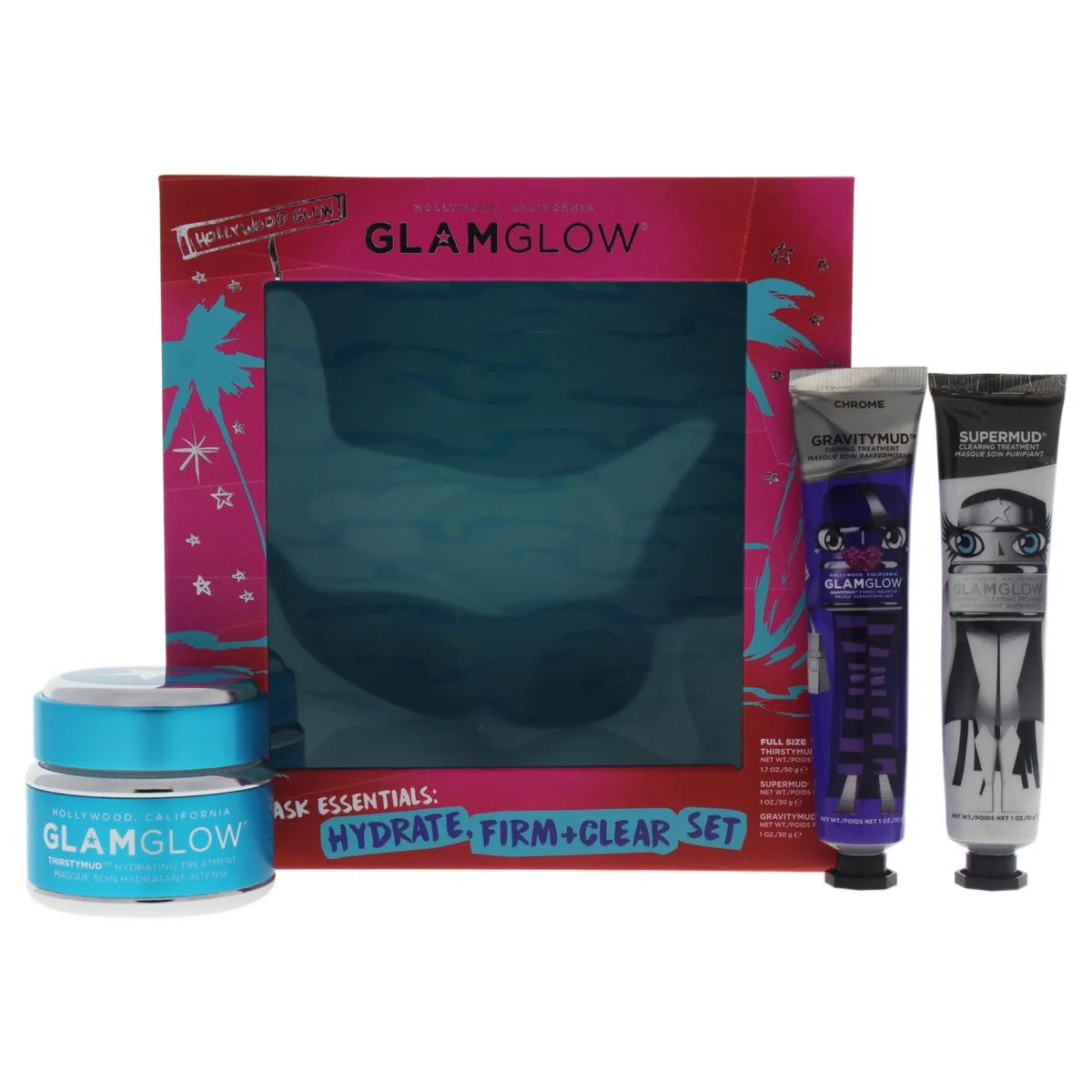 3 Pc 1.7oz, 1oz, 1oz Mask Set D7784