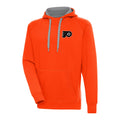 Orange Philadelphia Flyers Metallic Logo Victory Pullover Hoodie L413