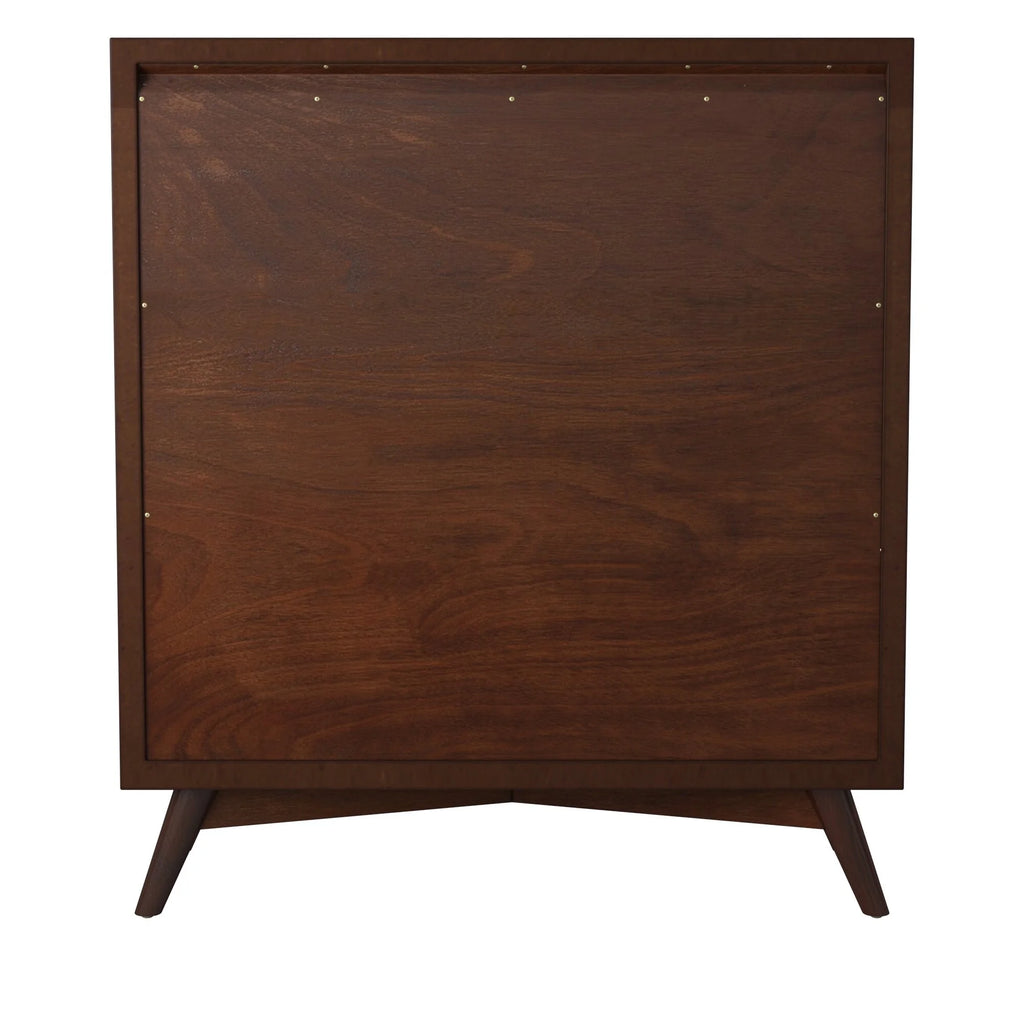 38 in. Mahogany Solid Wood Four Drawer Chest K87689