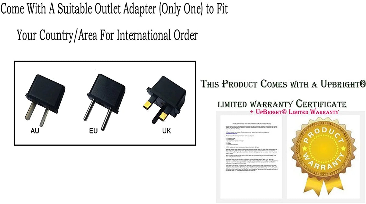 3.5mm Male AC / DC Adapter Power Supply A762079