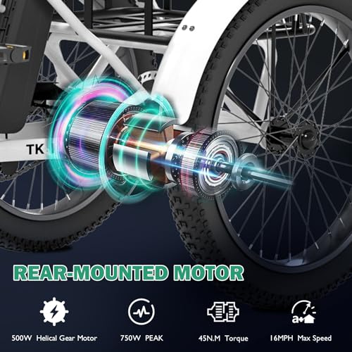 500W Folding Electric Tricycle O629665