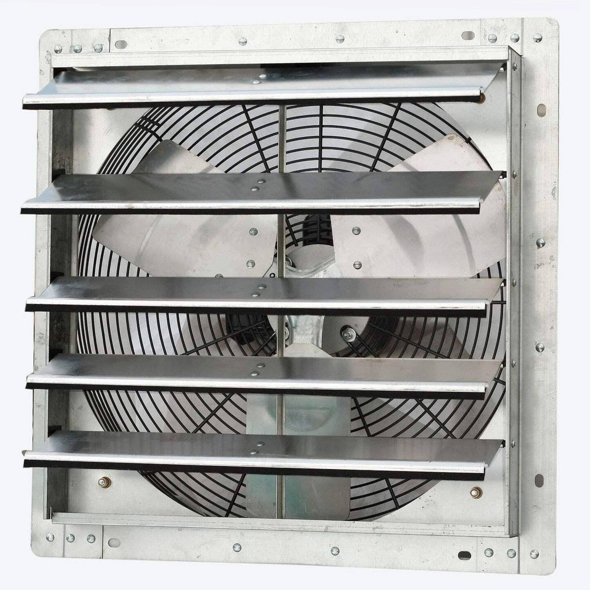 18 inch Variable Speed Wall Mounted Steel Shutter Exhaust Fan 2 Pack Q5913