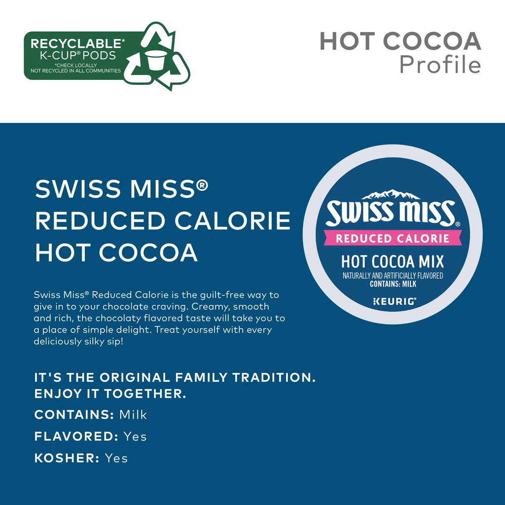 Reduced Calorie Hot Cocoa K-Cup Pods 22 Ct D195
