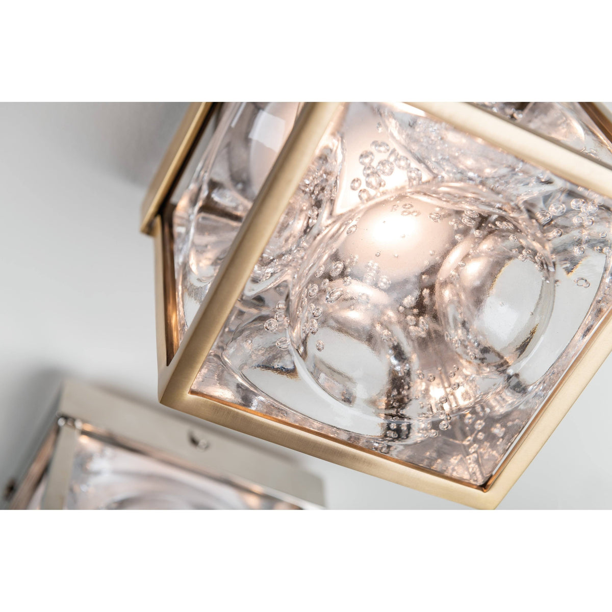 Aged Brass LED Flush Mount W207555