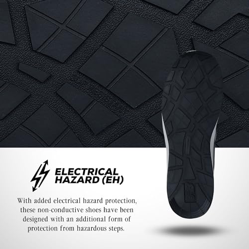 Black Grey Composite Toe Industrial Shoe U15306