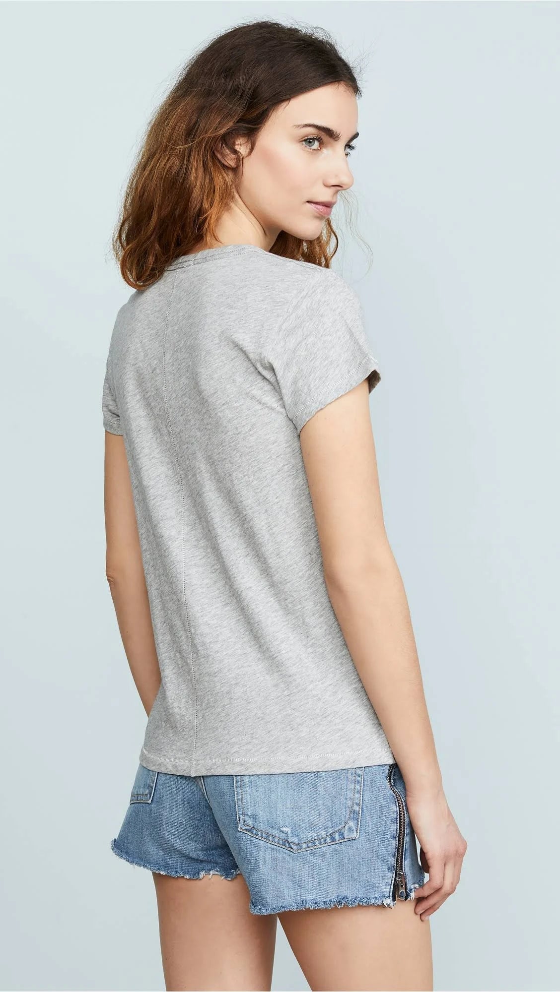 Heather Grey Tee L778