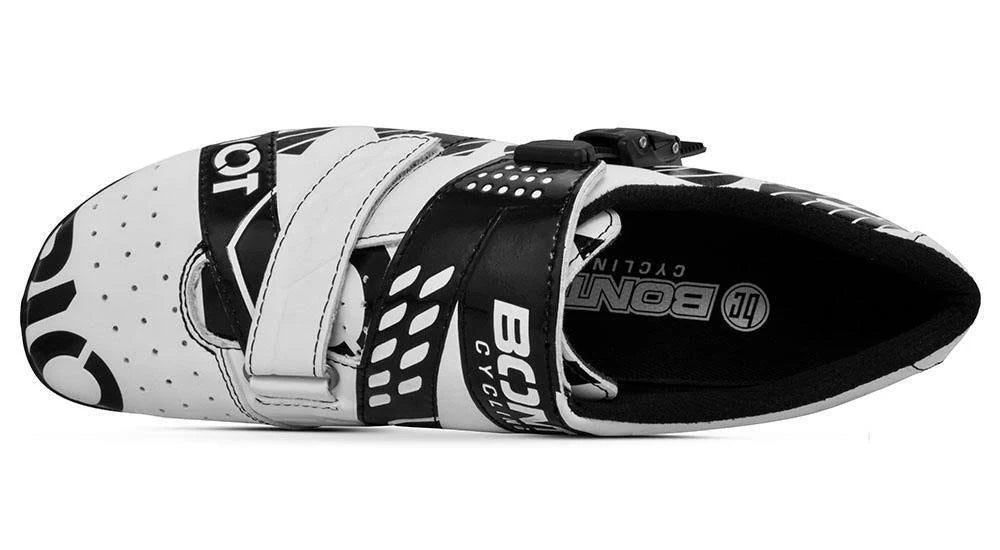 White/Black Wide Fit Shoes O13834