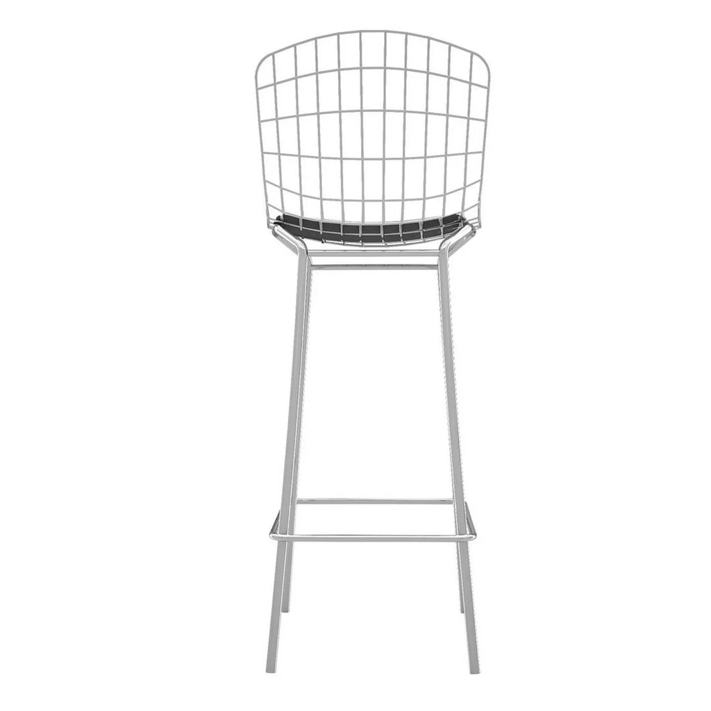 Silver and Black Barstool G253862