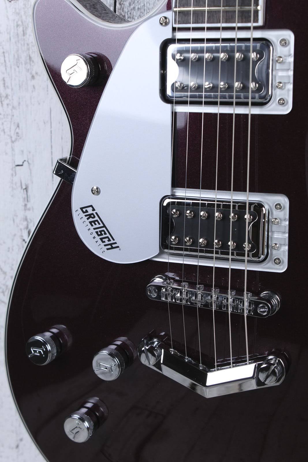 Left Handed Dark Cherry Metallic Electric Guitar U14728