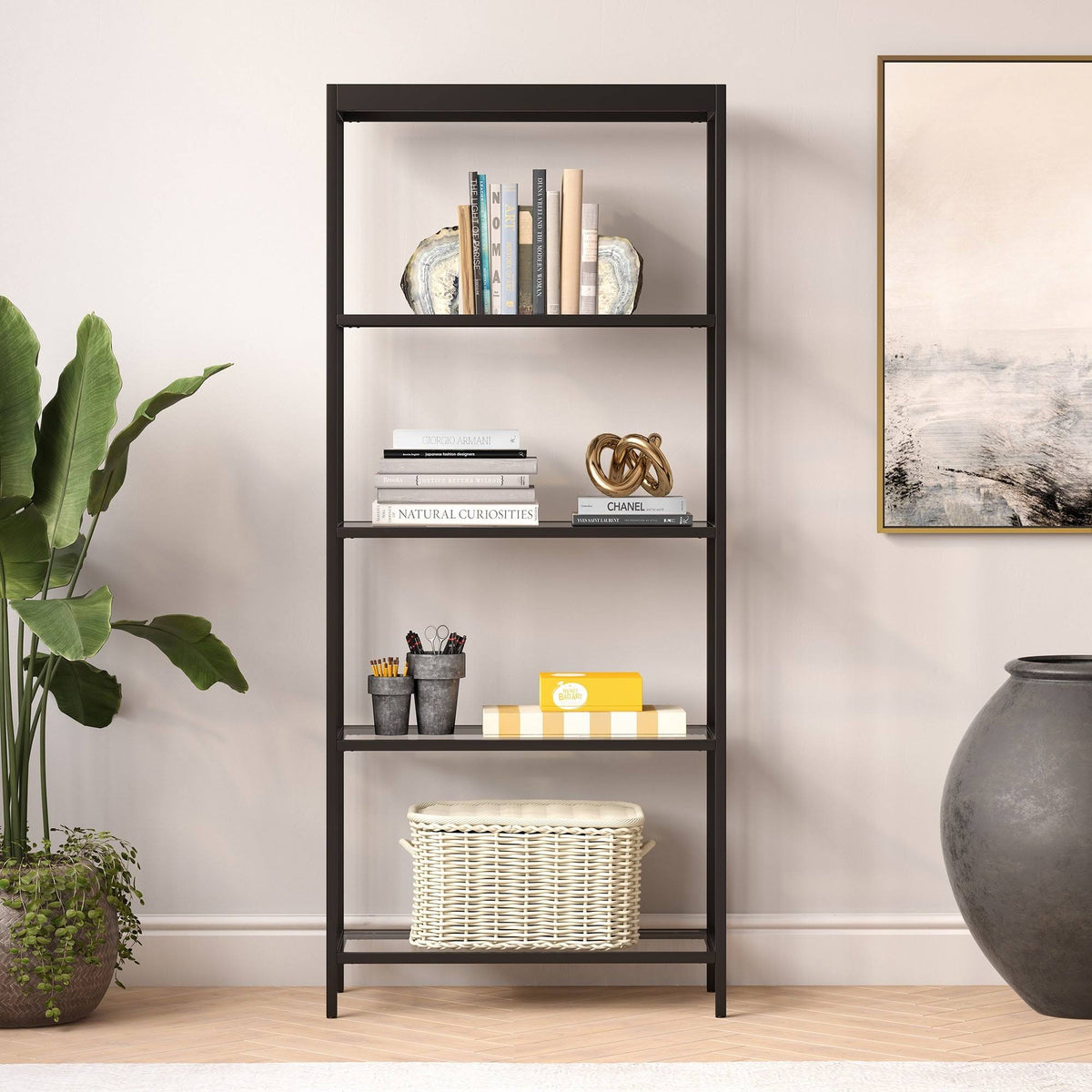 Blackened Bronze Bookcase F823439