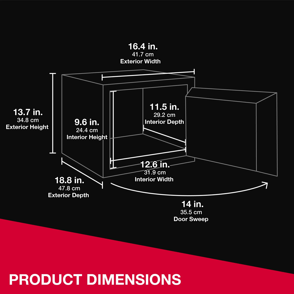 Fire-Resistant Water-Resistant Home Safe with Combination Lock and Override Key H75185