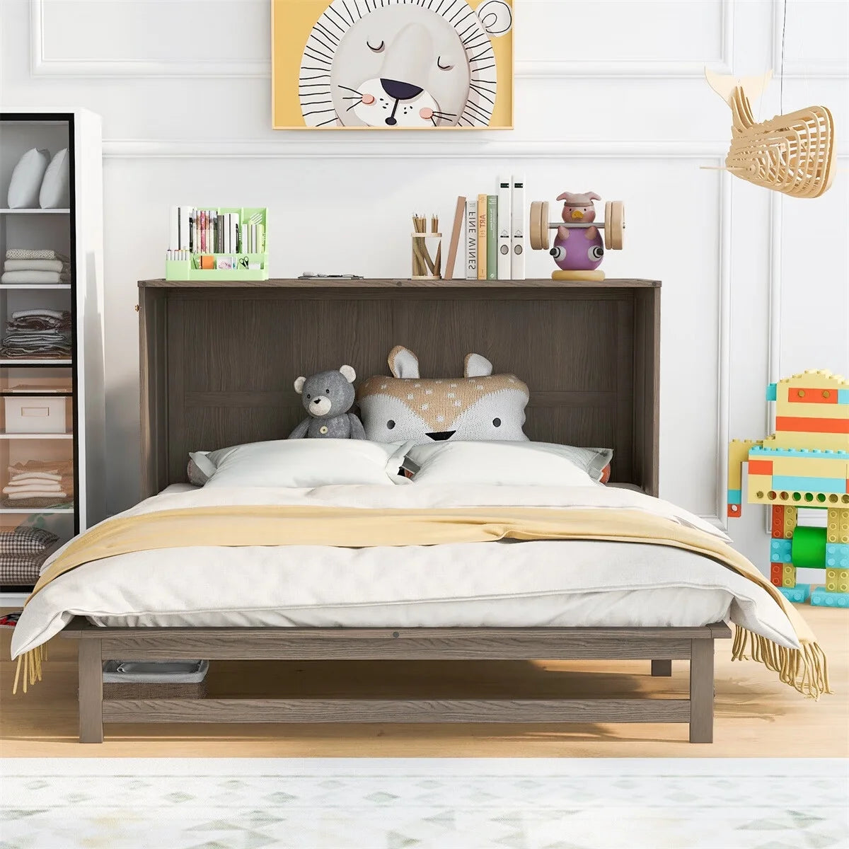 Queen Size Murphy Bed F5266