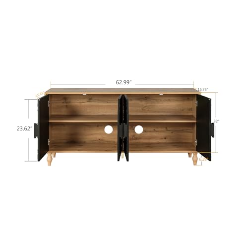 63" Sideboard Buffet with Storage Cabinet S6112