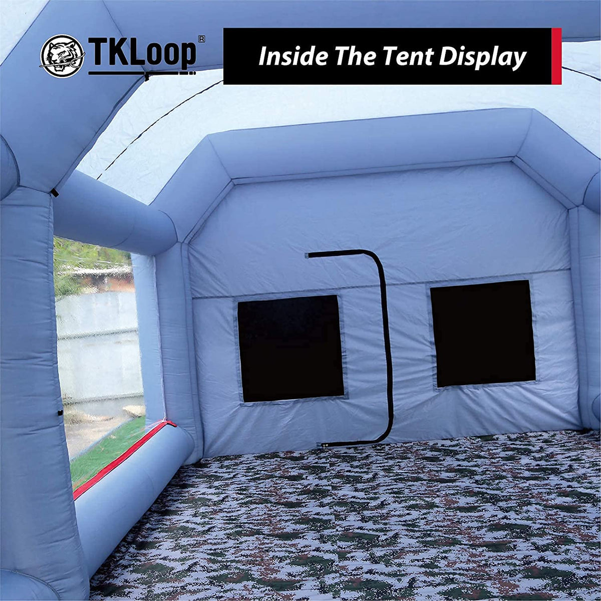 26X15X10Ft Inflatable Paint Booth Tent with Air Filter System and Blower H823