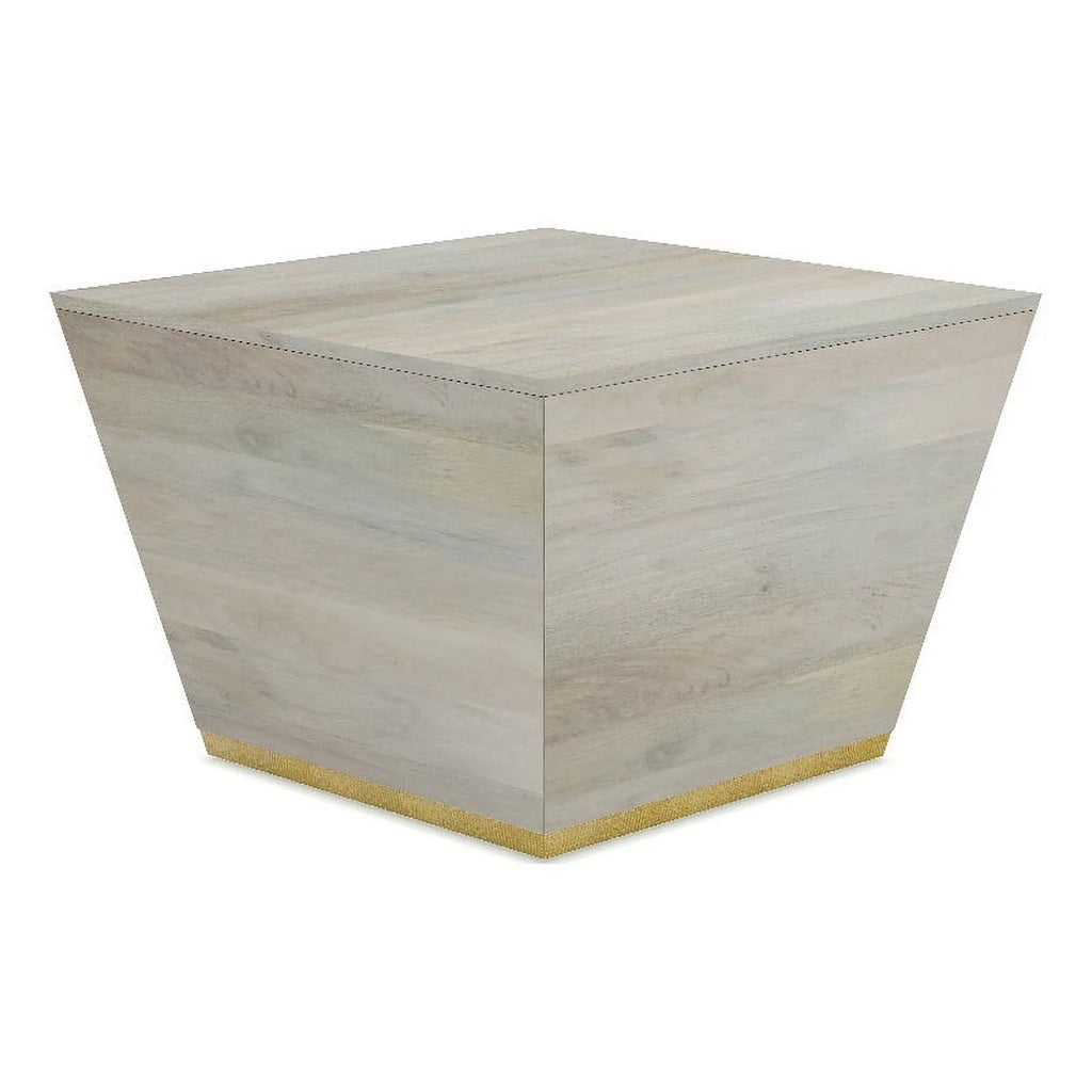 Solid Mango Wood 28" Square Coffee Table V8495