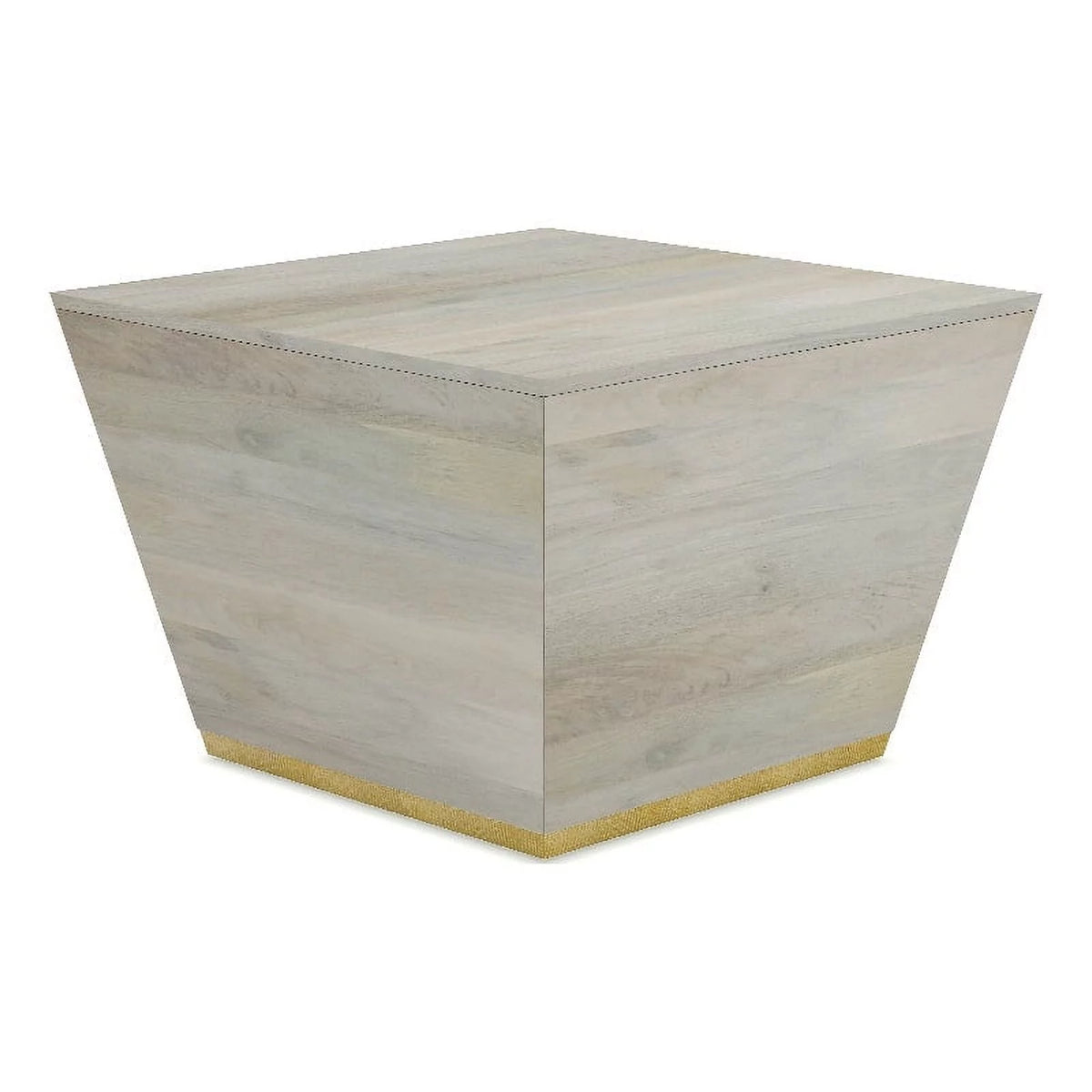 Solid Mango Wood 28" Square Coffee Table V8495