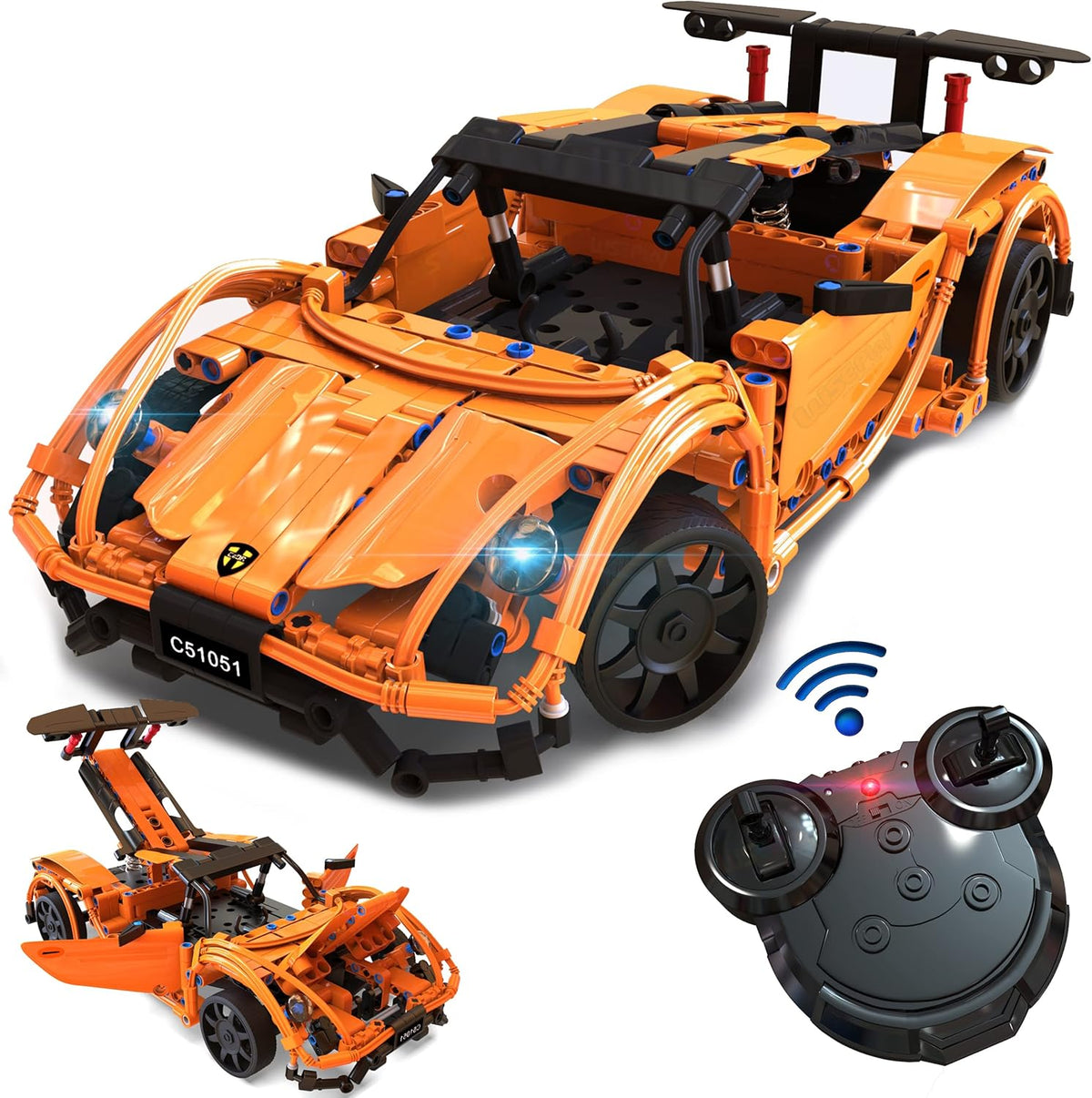 421pcs RC Car Kit STEM Building Toys Q48500