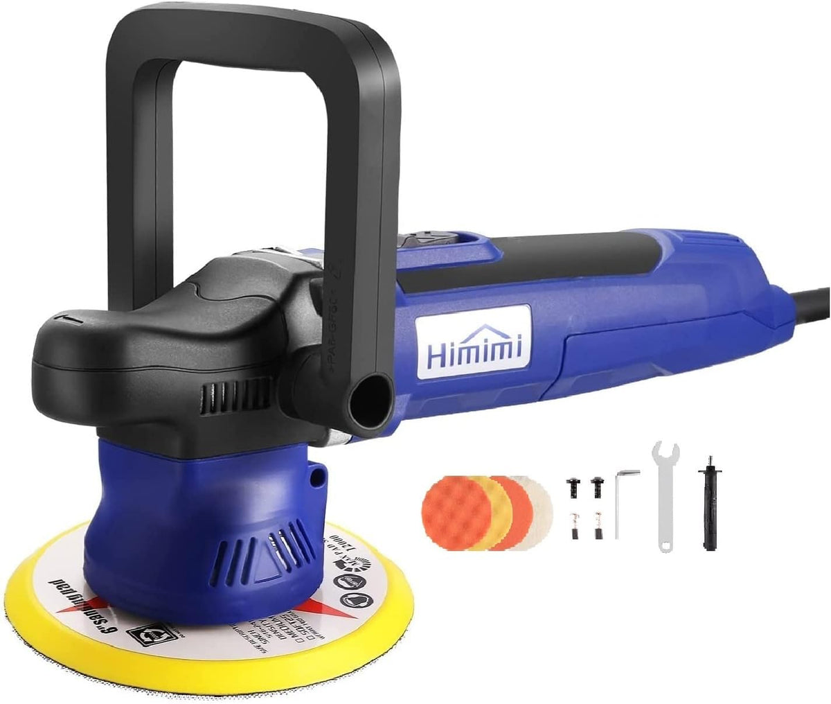 6 Inch Dual Action Car Buffer Polisher with Pads U41095