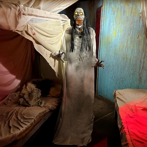 5.9 ft. Animatronic Halloween Prop with Motion-Activated Lights & Sound K8436