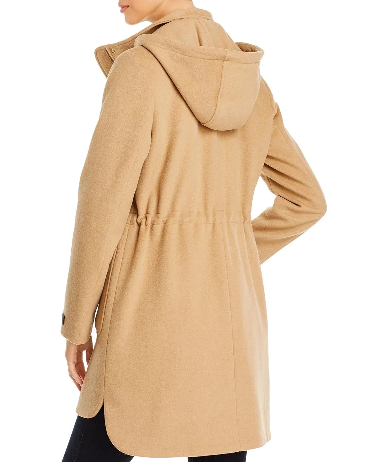 Hooded Wool Blend Coat G90402