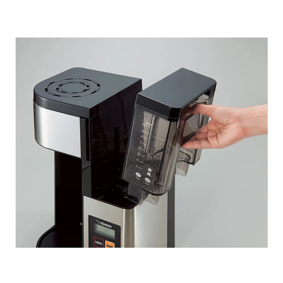 10-Cup Coffee Maker (Stainless Steel, Black) G741534